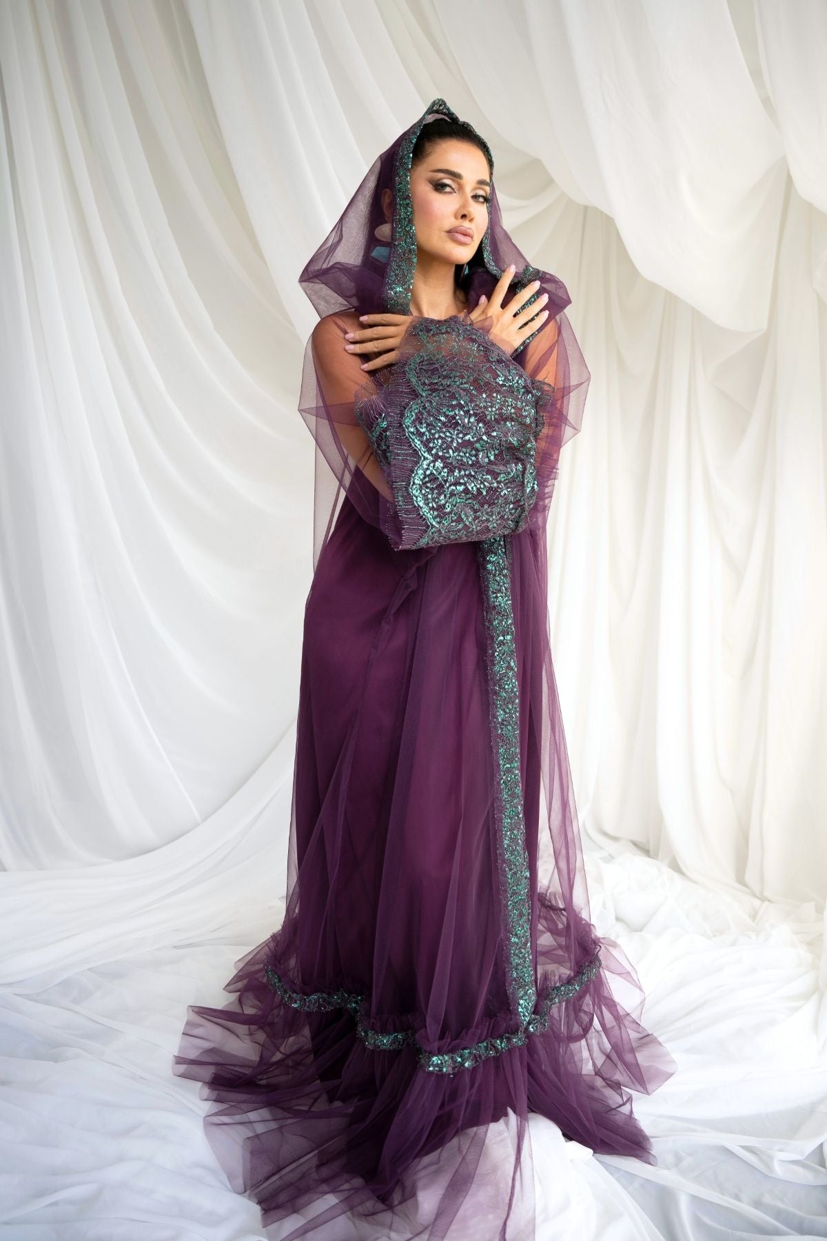 Tulle Abaya
