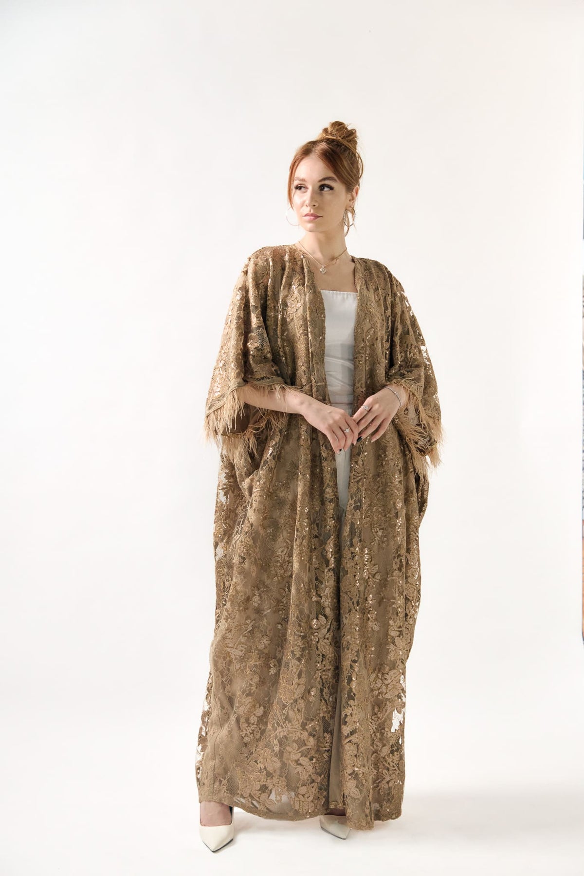 Kaftan Sequined Lace