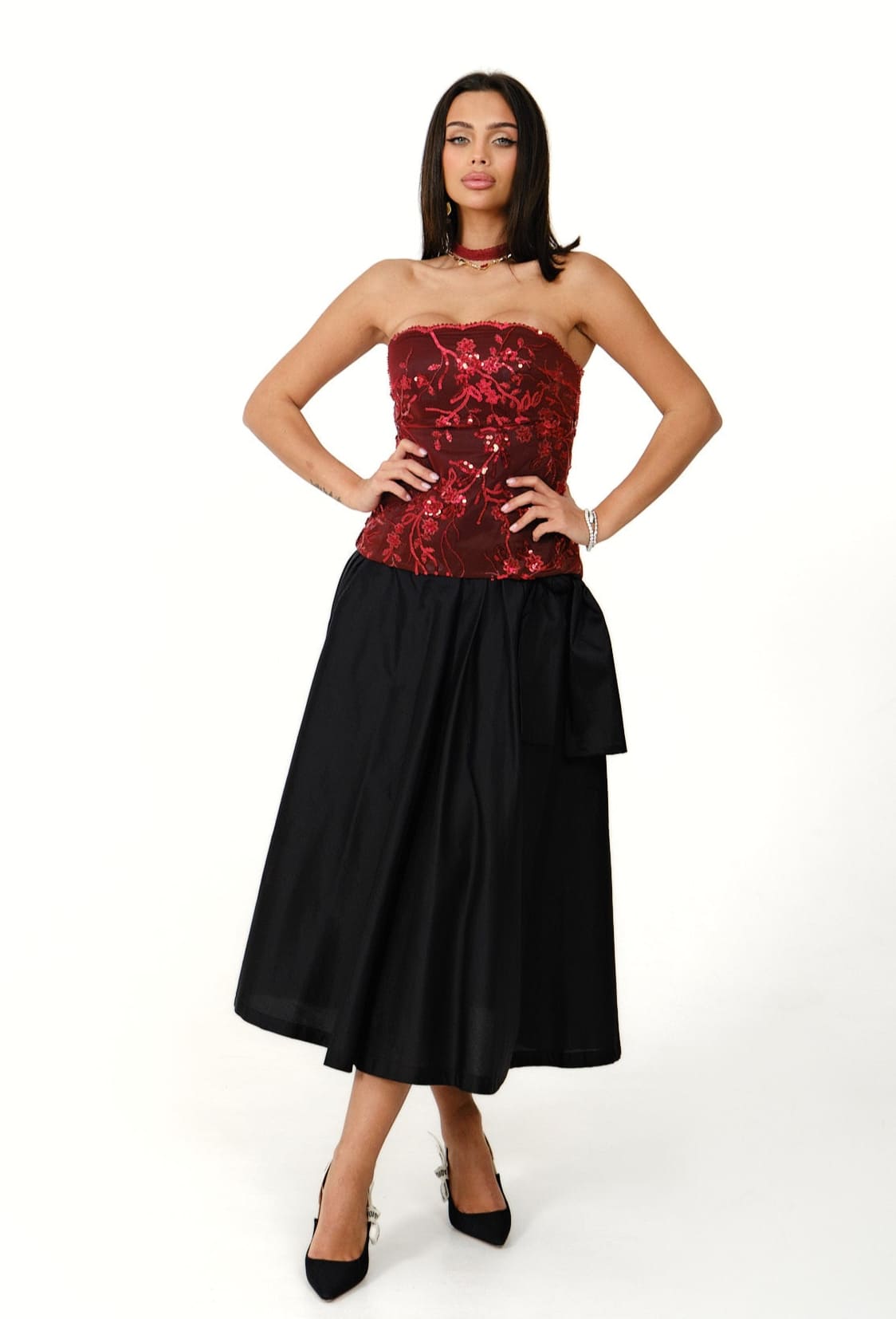 Wide Puffy Skirt + Corset