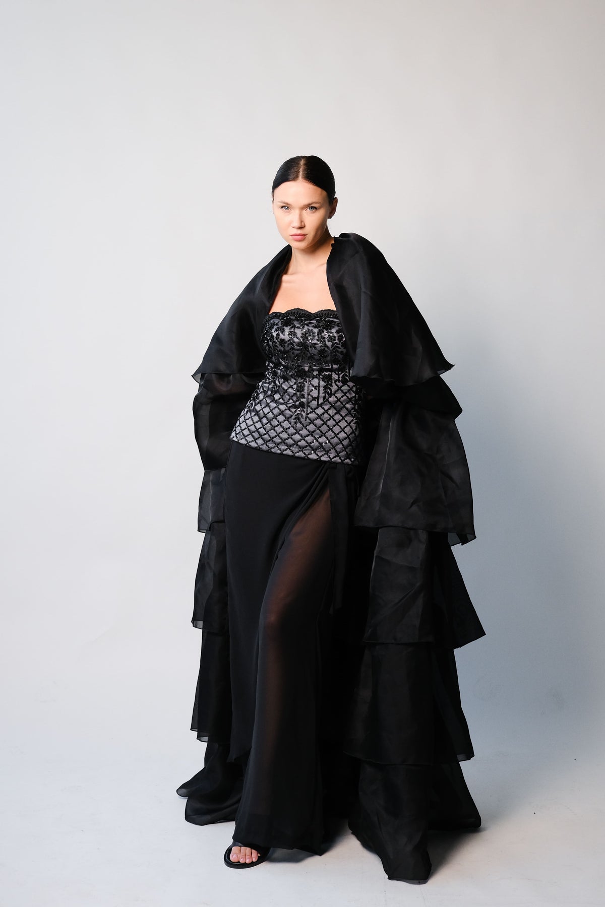 Ruffle Cape