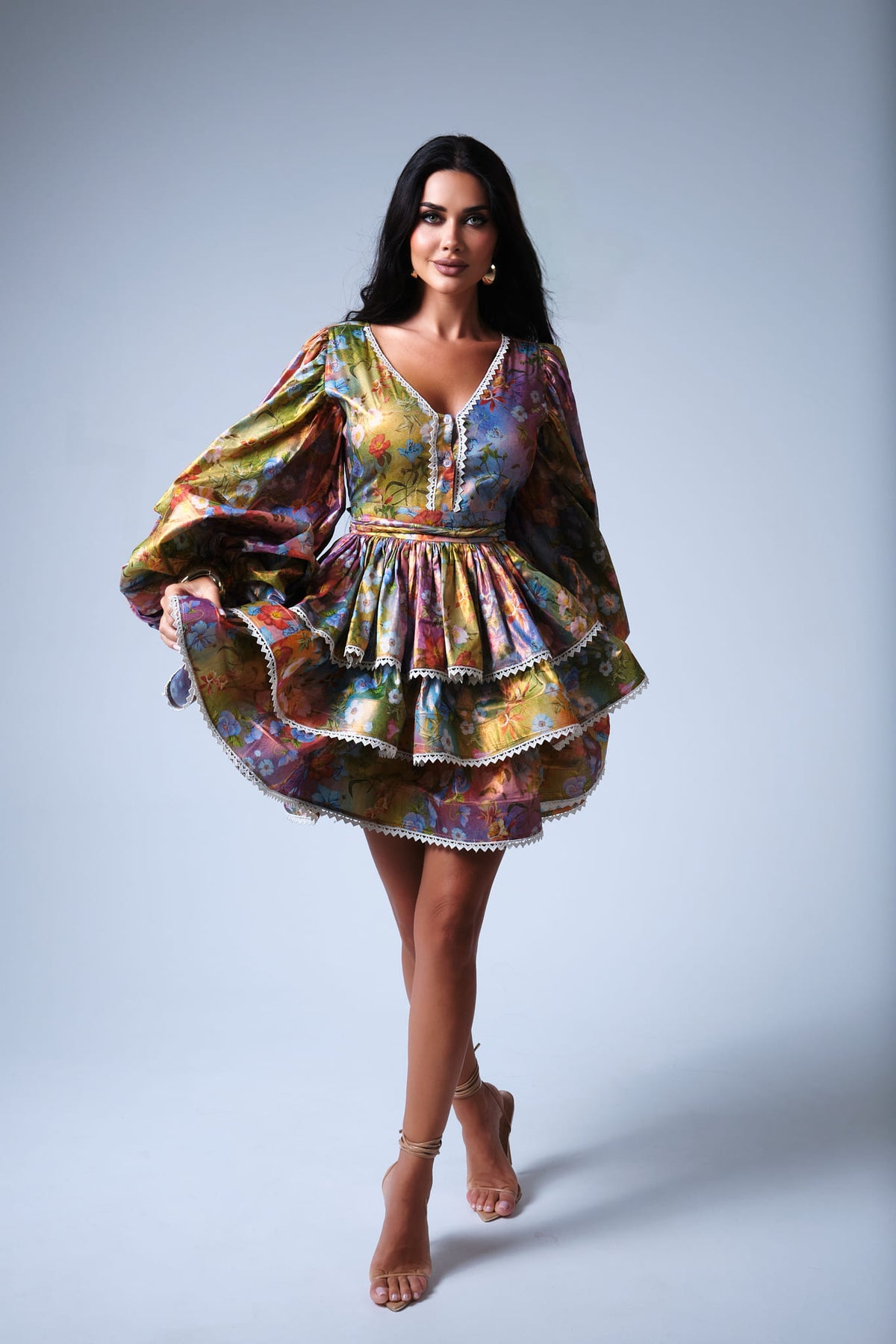 Orange Bloom Dress