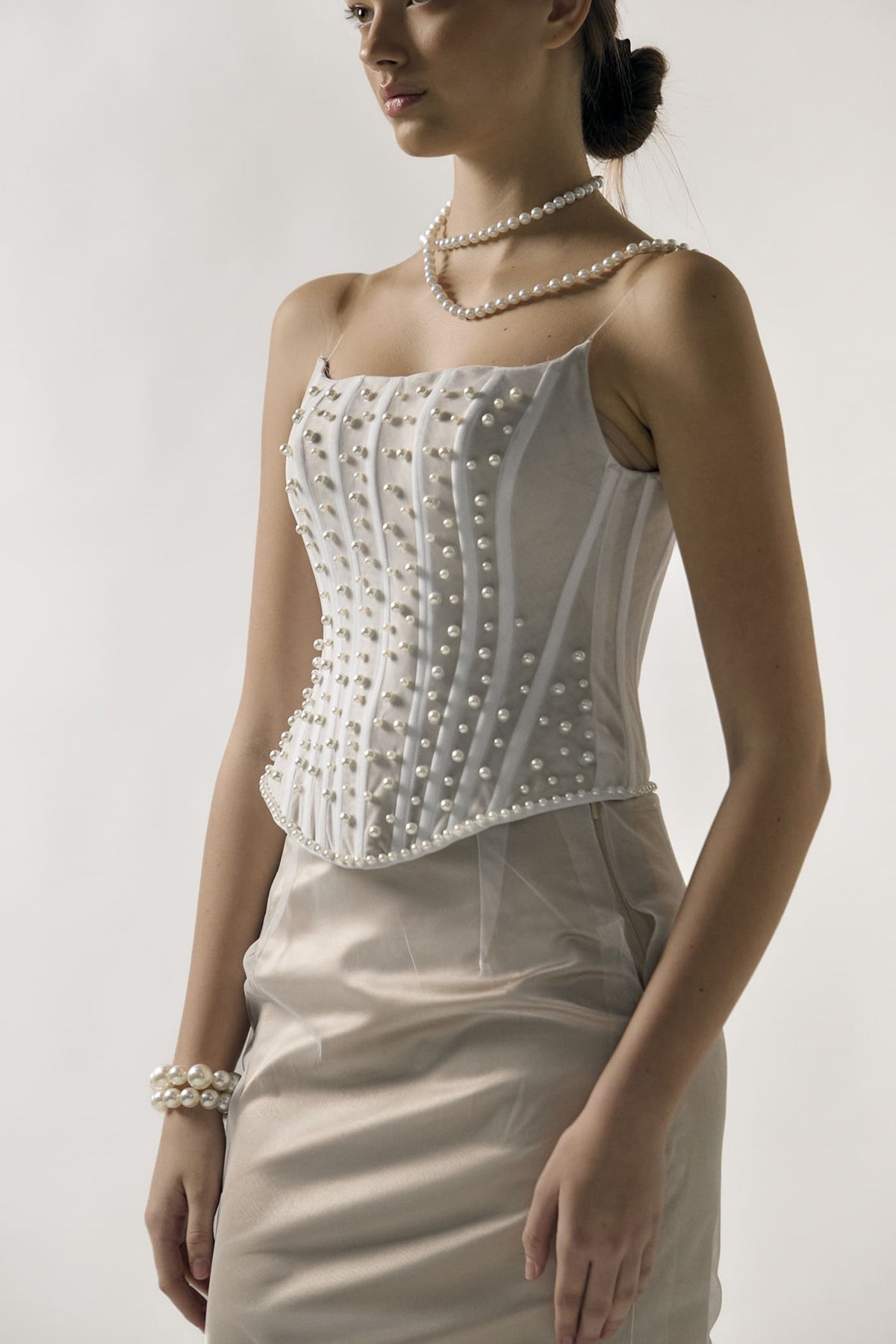 Pearl Corset Top