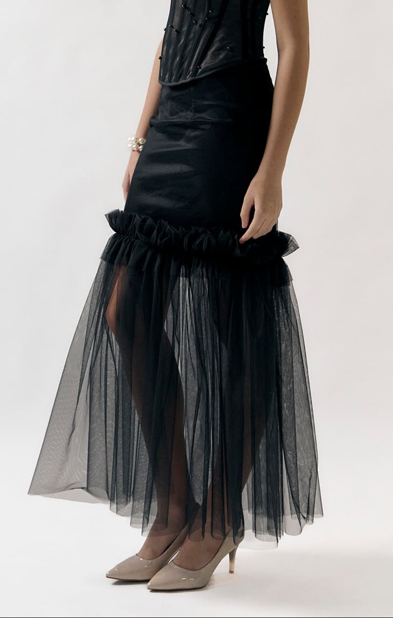 Mermaid Skirt Black