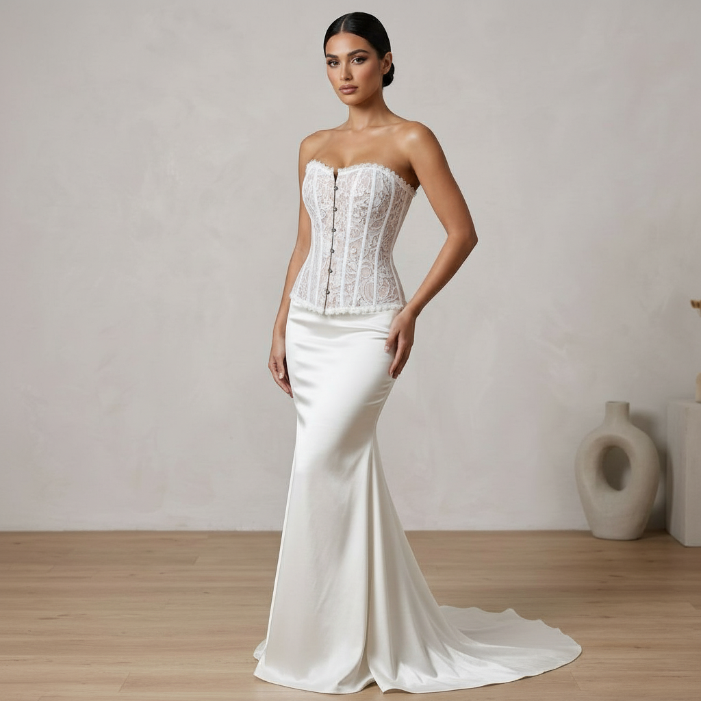 Floral Lace Corset