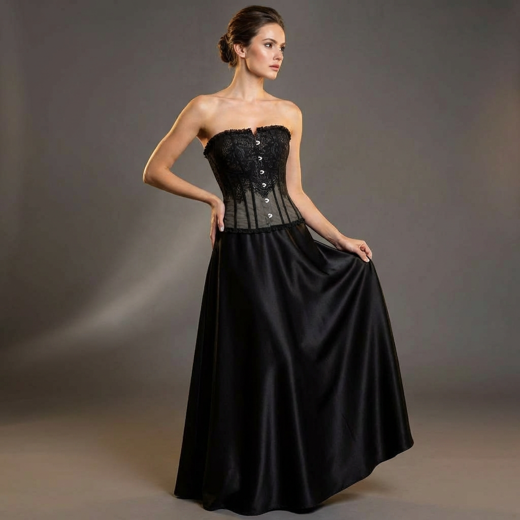 Black Lace Corset