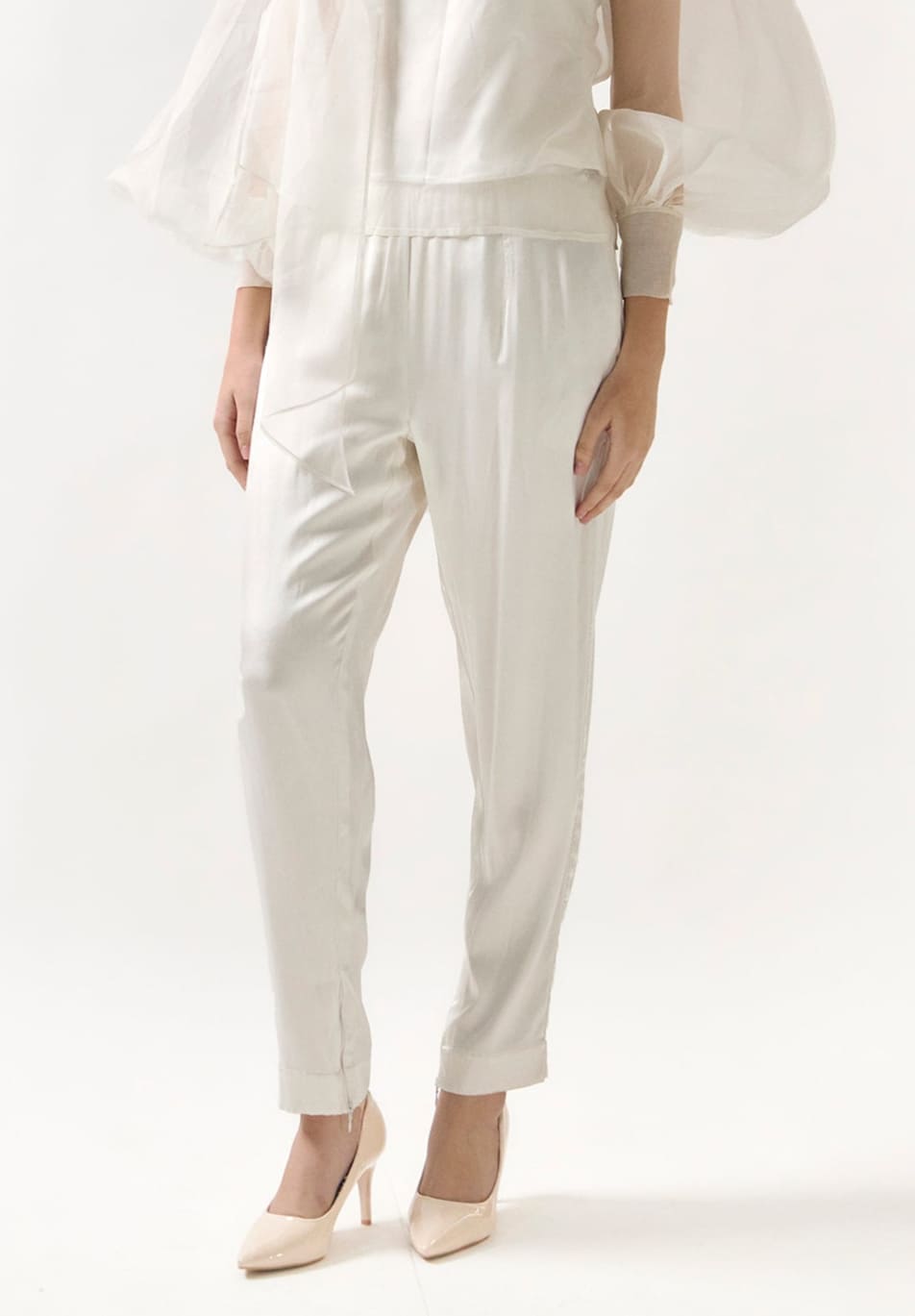 Slim Pant White
